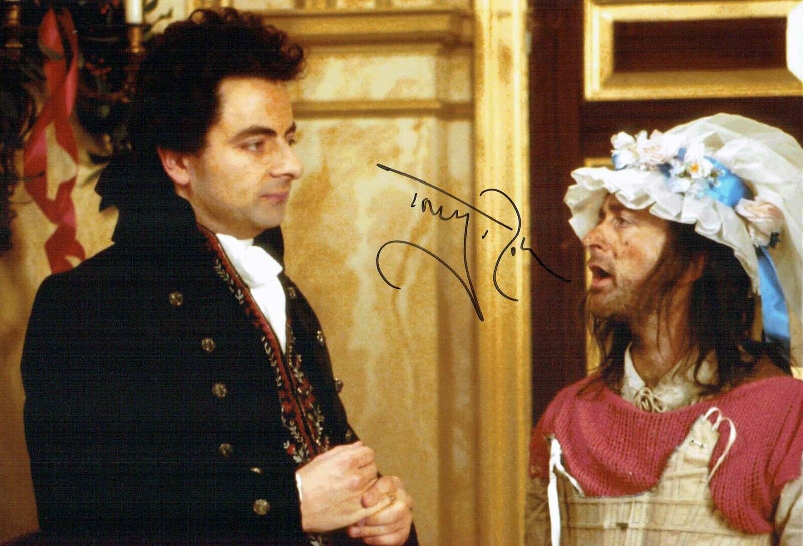 Tony ROBINSON SIGNED Autograph 12x8 Photo Poster painting 2 AFTAL RD COA Baldrick Black Adder