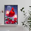 Diamond Painting-5D Full Round Drill Christmas Cardinals(60*40 cm)