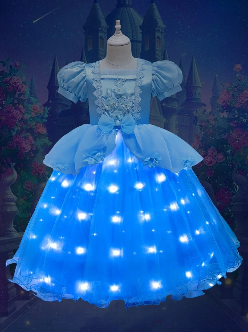 Sparkling Cinderella Princess Costume Party Dress-Up - Uporpor