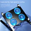 Laptop Cooling Fan with 2/4 Fans Foldable RGB 7 Height for 11-17.3 Inch Notebook