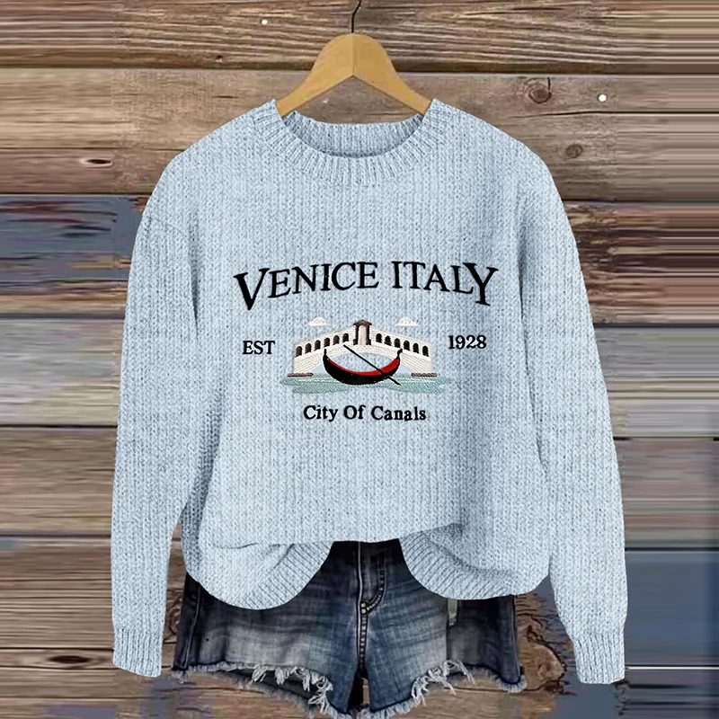 Maglione souvenir di viaggio di Venezia, Italia