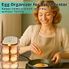 Multi Layer Drawer Style Egg Storage Box Automatic Rolling Stackable Egg Dispenser Kitchen Fresh Keeping Box Storage Artifact