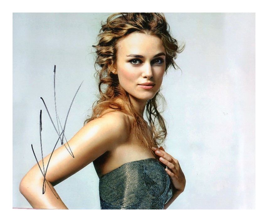 KEIRA KNIGHTLEY AUTOGRAPHED SIGNED A4 PP POSTER Photo Poster painting PRINT 9