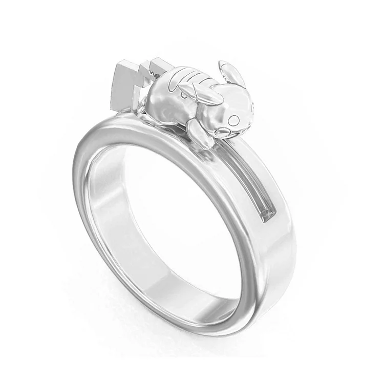 Pikachu & Eevee Tails: Running Pikachu Ring