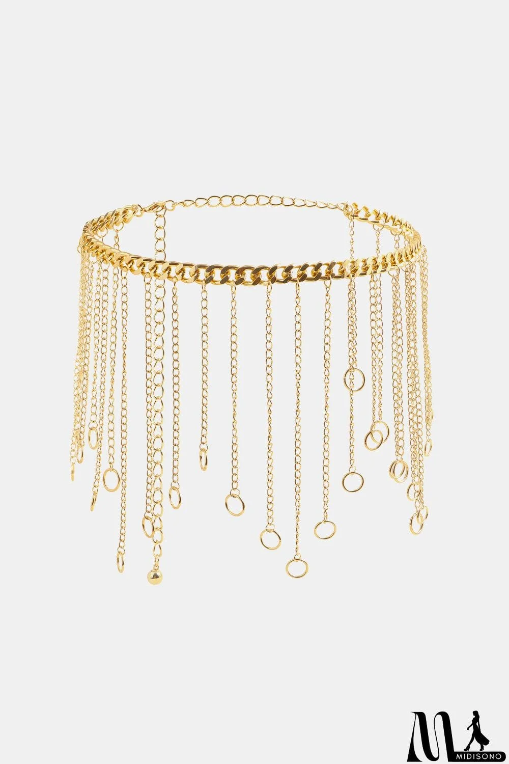 MidiSono - Fringe Chain Alloy Belt