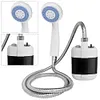 Portable Electric Camping Shower Outdoor Camp Shower Pump for Hiking Travel Bath