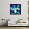 Aurora Scenery-11CT Stamped Cross Stitch 50*50cm tapestrymarket