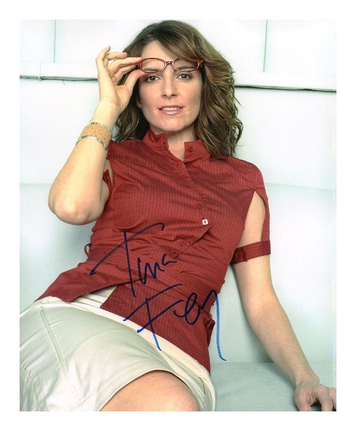 TINA FEY AUTOGRAPHED SIGNED A4 PP POSTER Photo Poster painting PRINT 1