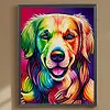 Diamond Painting -DIY Round Drill Dog
