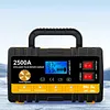 12V/24V Car Battery Charger with Cable Clamps & LCD Display Automatic Chargers and Maintainer for Car Motorcycle Lawn Mower