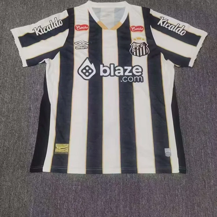 Fans edition 2024-2025 Santos FC Away Football Jersey(With Logo)