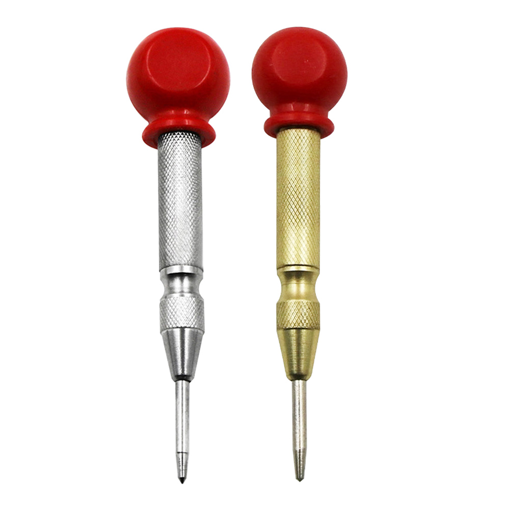 

Automatic Center Pin Punch Locator Car Window Breaker Drill Bit with Cap, Gold, 501 Original