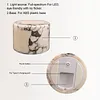 Marble LED Cordless Lamp Type-C Rechargeable Portable Ambient Lights Adjustable Light Modes for Home Office Travel Outing Social Occasions