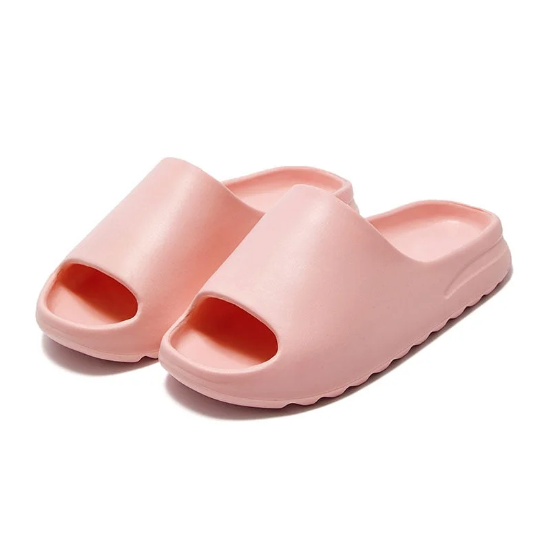 Home Women Thick Bottom Slippers Platform Chunky Heel Living Room Bathroom Slides Non Slip Trend Designer Shoes Ladies Female