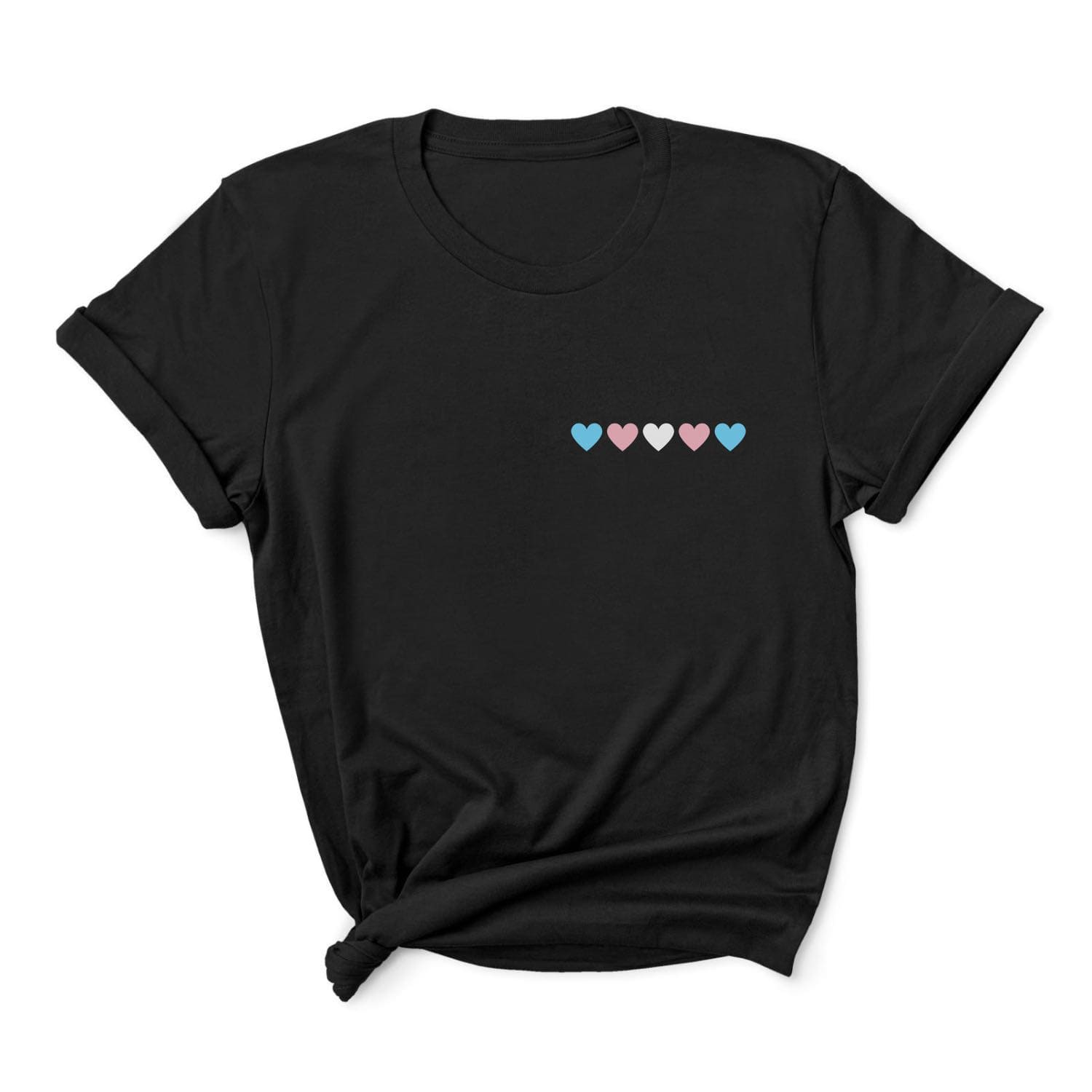 Transgender hearts pride t-shirt