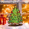 Diamond Painting Double Sided 3D Celebrate Christmas Tree Tabletop Ornaments Kits