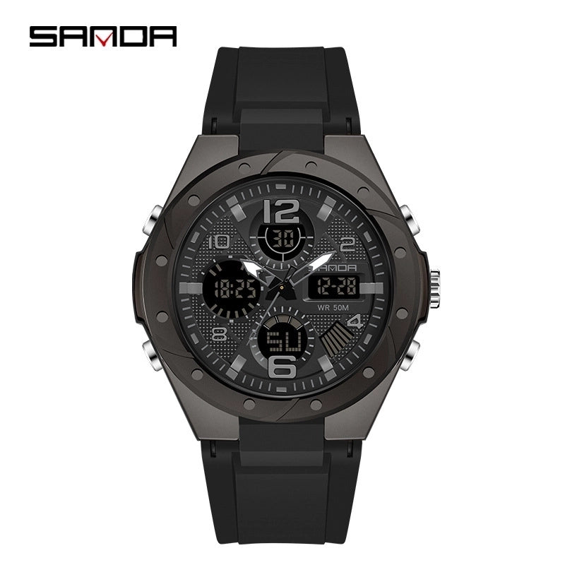 Modern Style Solid Color Electronic Men’s Watches