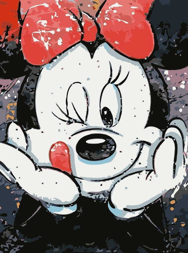 

Minnie Mouse – Paint By Numbers - 40*50CM, 501 Original