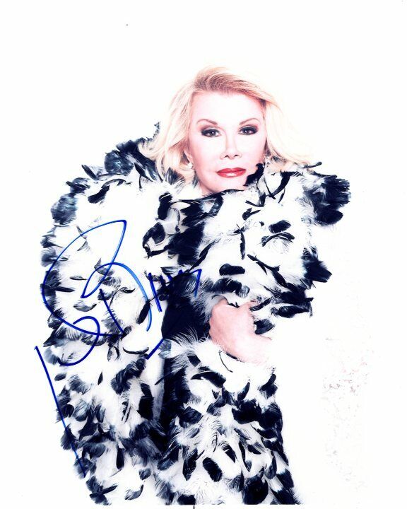 JOAN RIVERS Signed Autographed Photo Poster painting