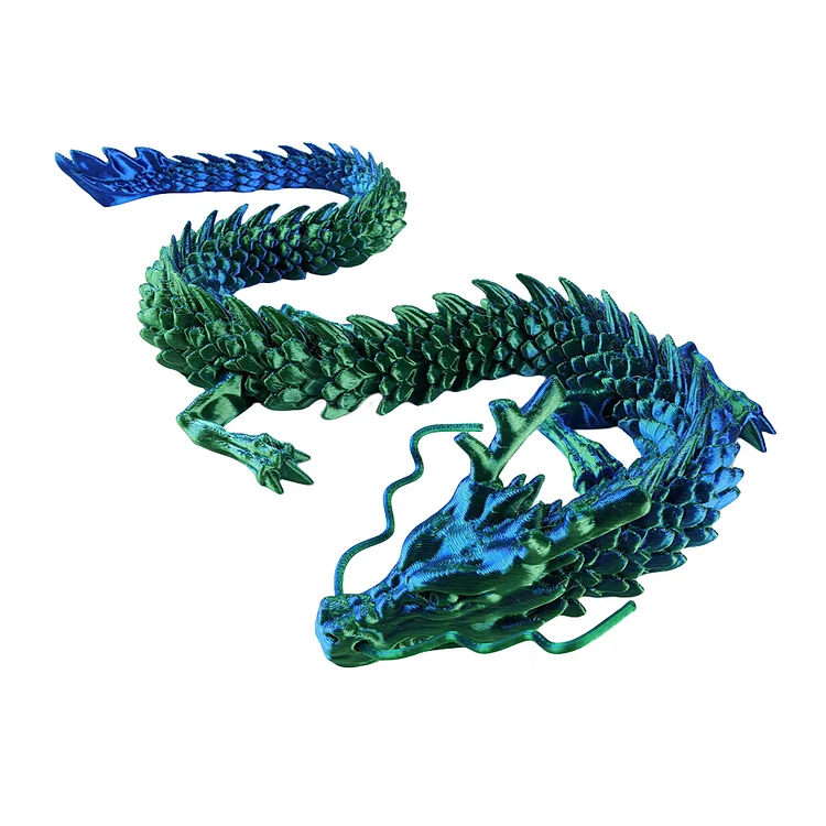 3D Printed Dragon Dragon Model Figure Joints Movable 17.72 Inches for Boys Girls