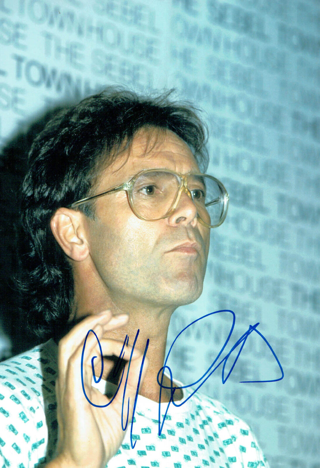 Cliff RICHARD SIGNED Autograph 12x8 Photo Poster painting Music LEGEND AFTAL COA