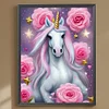 Unicorn 30*40CM(Canvas) Full Round Drill Diamond Painting