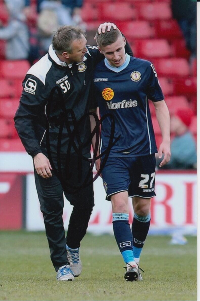 CREWE ALEXANDRA HAND SIGNED RYAN COLCLOUGH 6X4 Photo Poster painting 1.