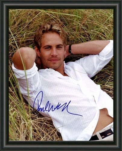 PAUL WALKER 2 - A4 SIGNED AUTOGRAPHED Photo Poster painting POSTER -  POSTAGE