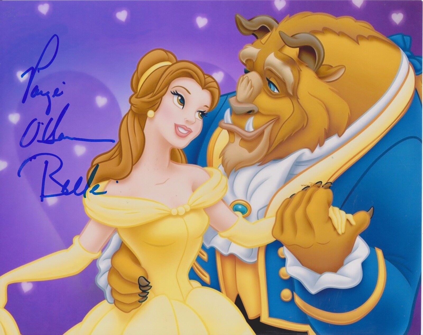 Paige O'Hara Signed Photo Poster painting - Voice of Belle Walt Disney's Beauty & The Beast #24