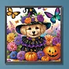 (40*40cm)Halloween Dog - Crystal Rhinestone Diamond Painting