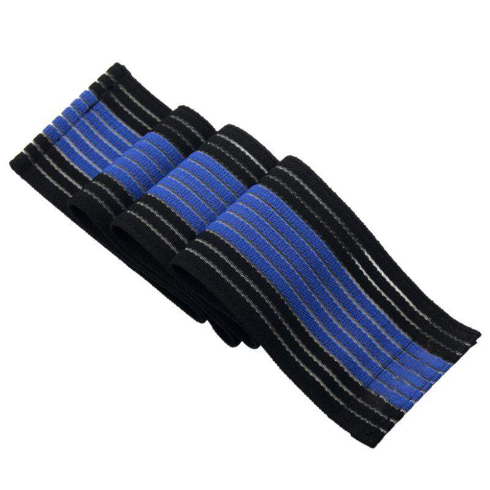 

Unisex Sports Wristband Elastic Fitness Bandage Anti-Sprain Protective Gear, Black clip blue, 501 Original