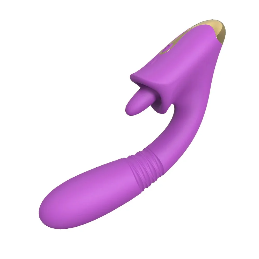Flora Clit Licking & Thrusting Rabbit Vibrator Oral Stimulation