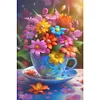 Diamond Painting -DIY Full Round Drill Cup Flower(40*60CM)