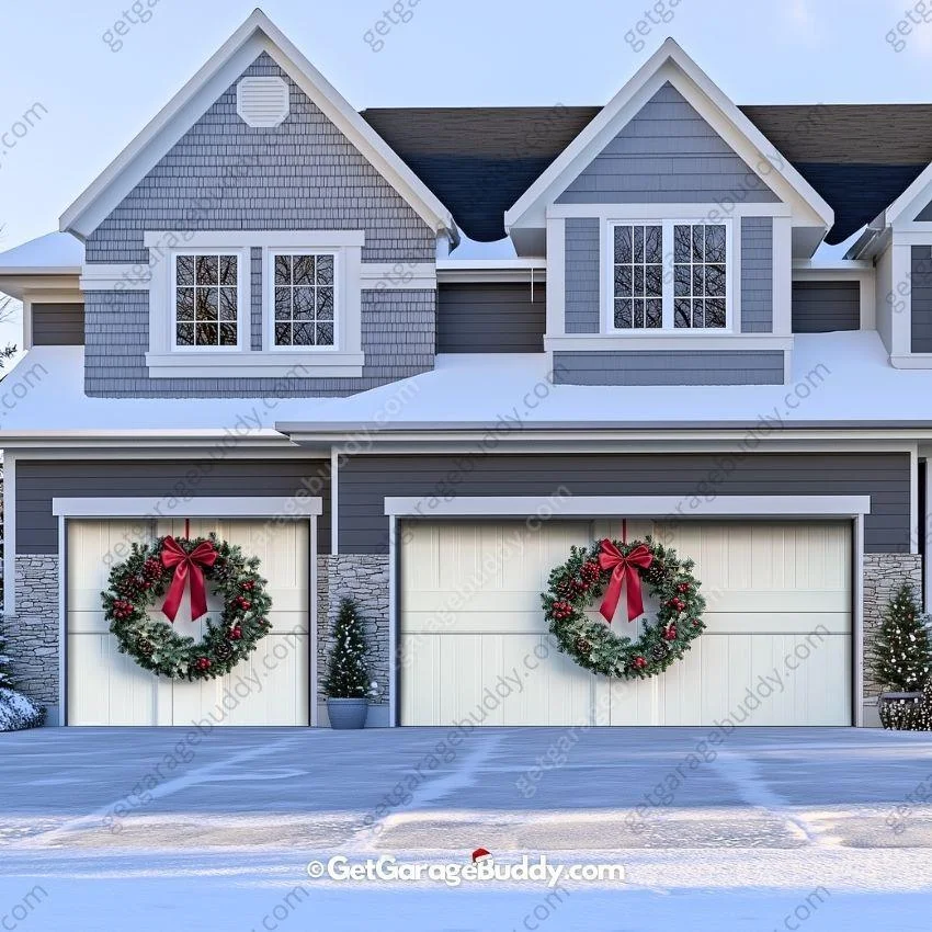 Christmas Wreath | Christmas Garage Door Cover