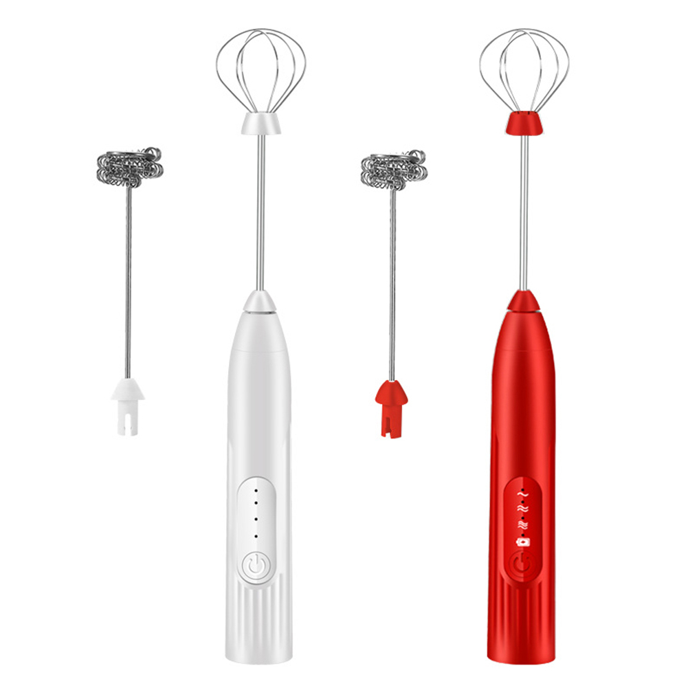 

Electric Egg Beater Stainless Steel Auto Whisk Milk Stirrer Kitchen Tool, Red, 501 Original