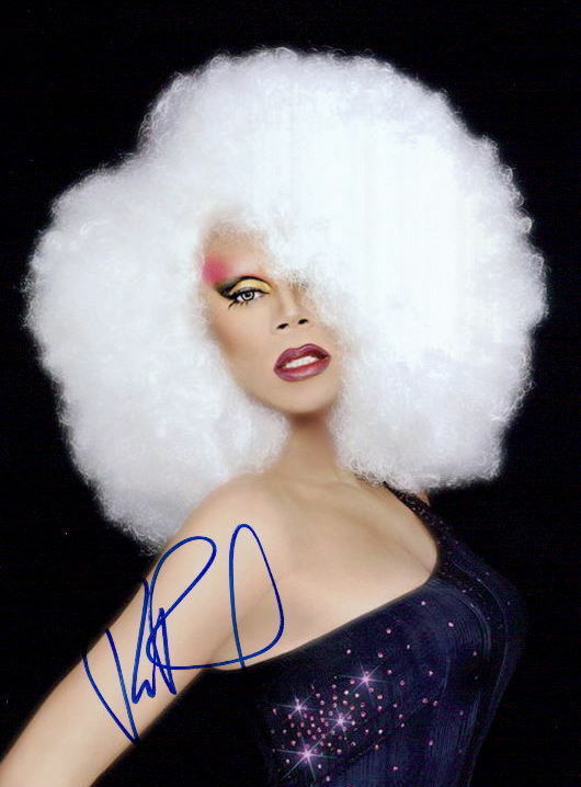 RuPaul (RuPaul's Drag Race) vintage signed 8x10 Photo Poster painting In-person