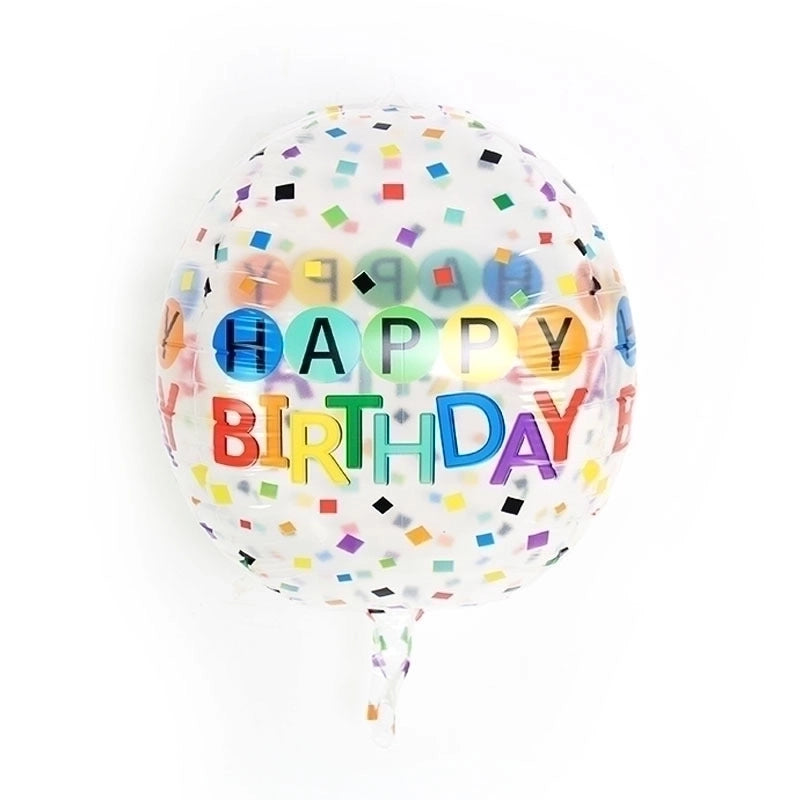 5 Pieces Birthday Letter Aluminum Film Party Balloon