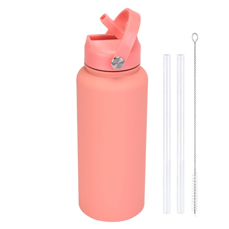 Casual Solid Color Stainless Steel Thermos Cup