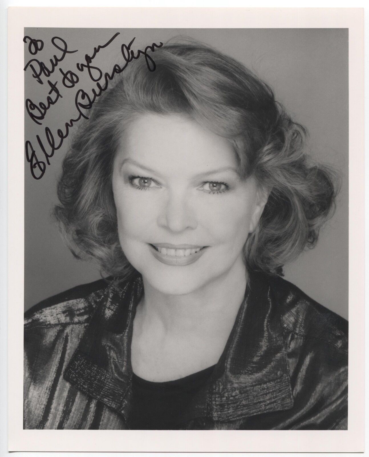 Ellen Burstyn Signed 8x10 Inch Photo Poster painting Autographed Vintage Signature