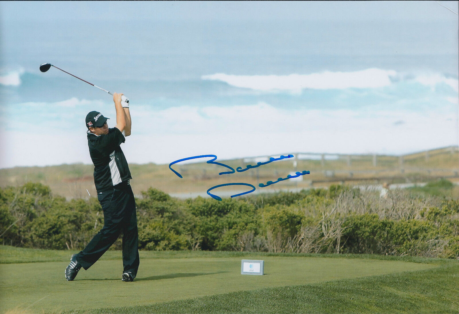 Brian DAVIS SIGNED Autograph 12x8 Photo Poster painting AFTAL COA European Tour WInner GOLF