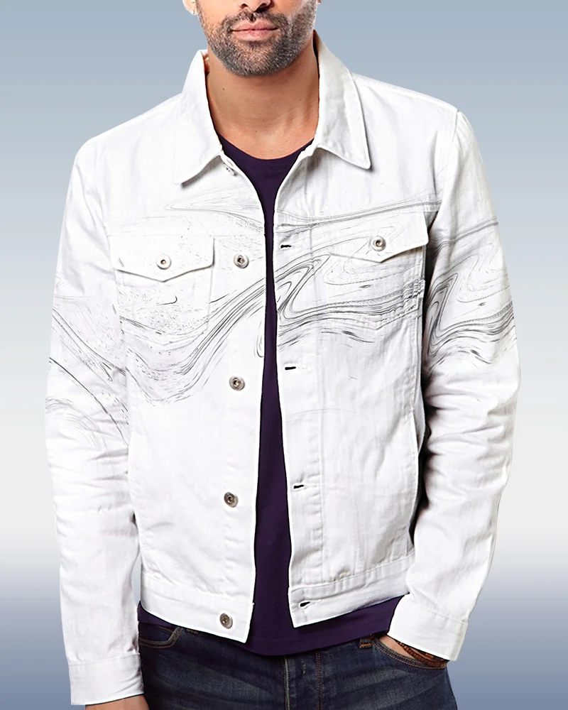 Men's Casual Line Jacket 046