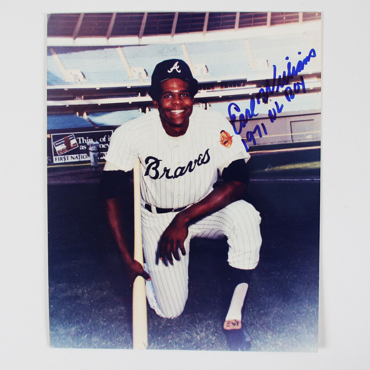 Earl Williams Signed Photo Poster painting 8x10 Braves - COA