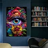 (50*70cm)Eye of the Flower - Full Round Drill Diamond Painting