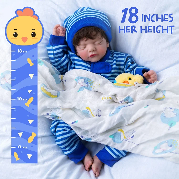 12inch 18inch Reborn Baby Dolls Full Body Silicone Realistic Bebe Boneca  Newborn Sleeping Boy Soft Touch Toys For Children Gifts - Reborn Dolls -  AliExpress