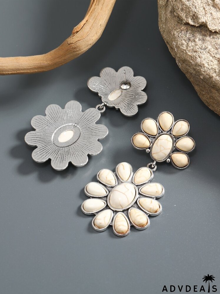 Flower Drop Earrings