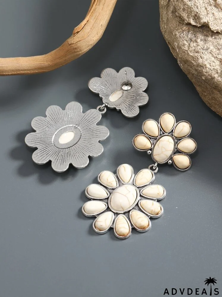 Flower Drop Earrings