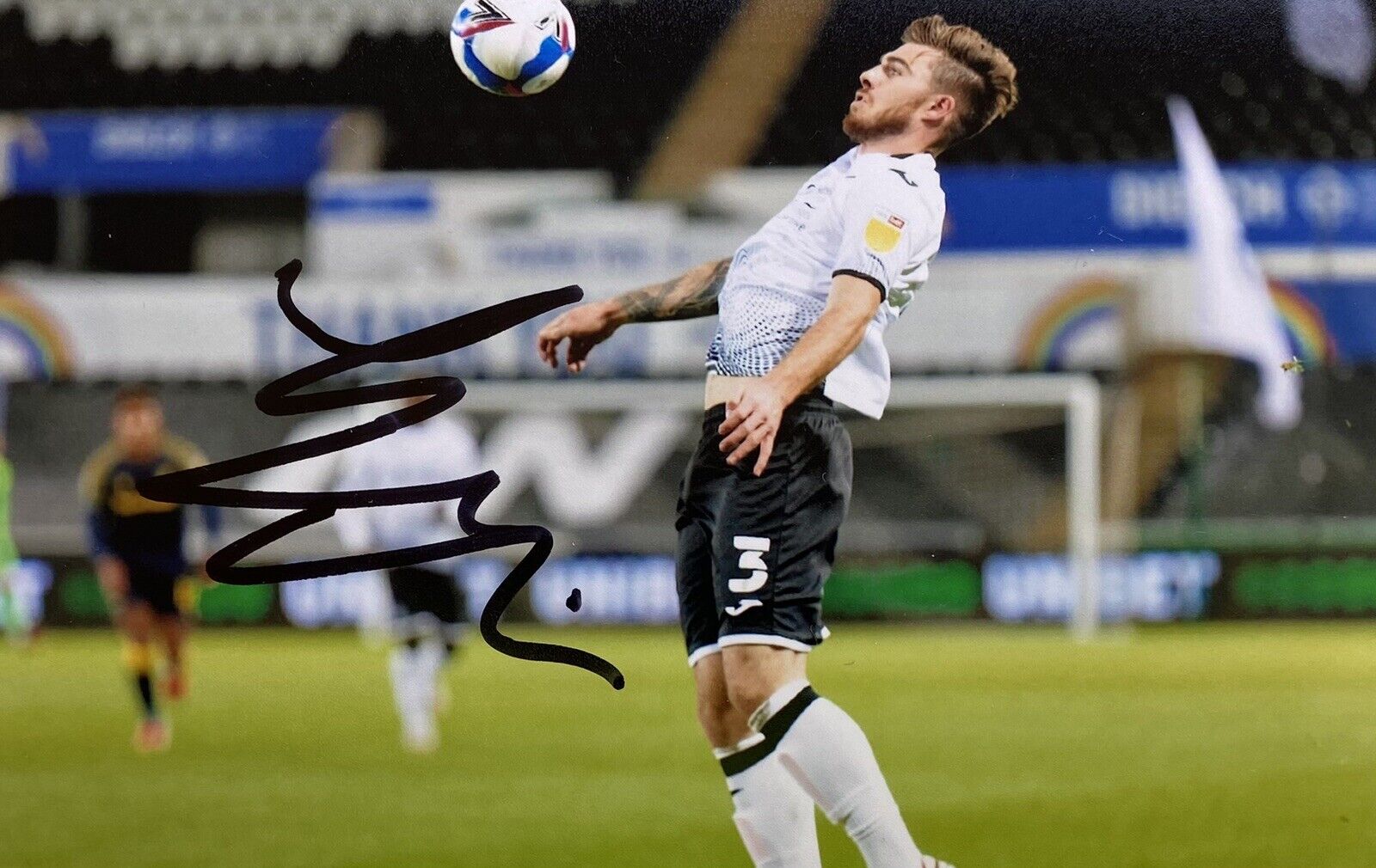 Ryan Manning Genuine Hand Signed Swansea City 6X4 Photo Poster painting 3