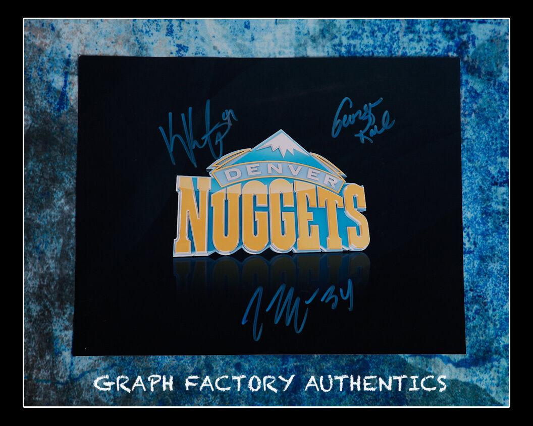 **GFA 2012-2013 Team *DENVER NUGGETS* Signed 11x14 Photo Poster painting COA**