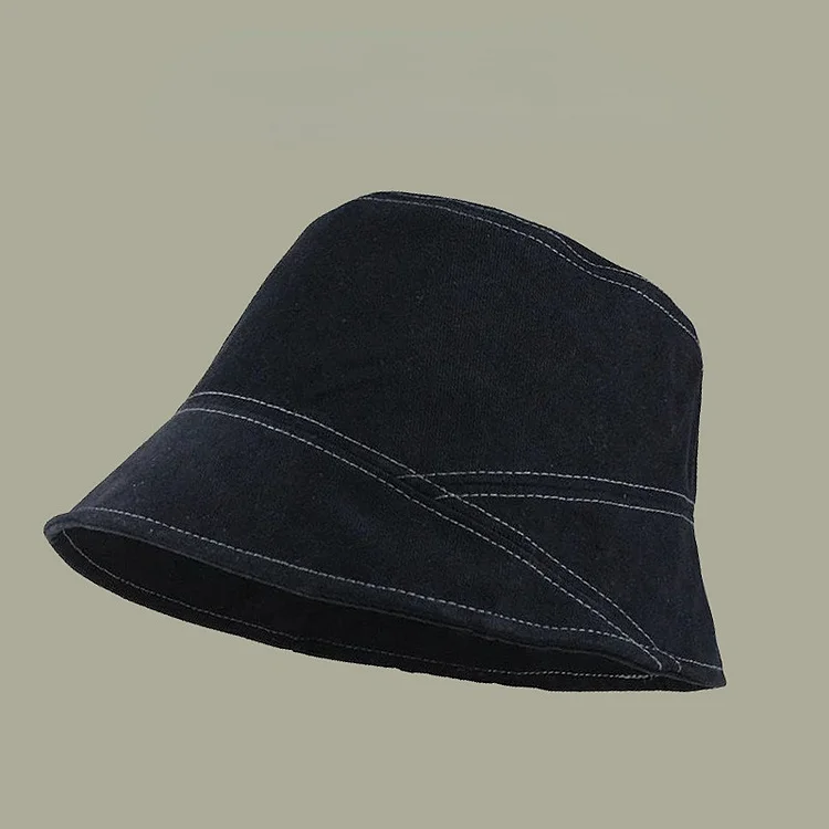 Casual Solid Color Face Covering Hat