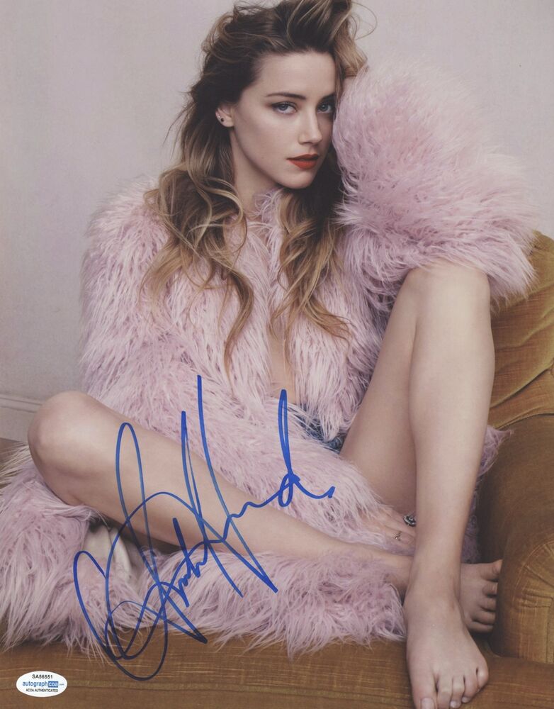 Amber Heard Autographed Signed 11x14 Photo Poster painting Sexy